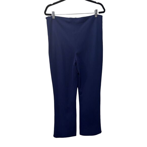 NWT NEW Fabletics Navy Blue Ponte Kick Flare Pant High-Rise XXL Y2K - Picture 3 of 14